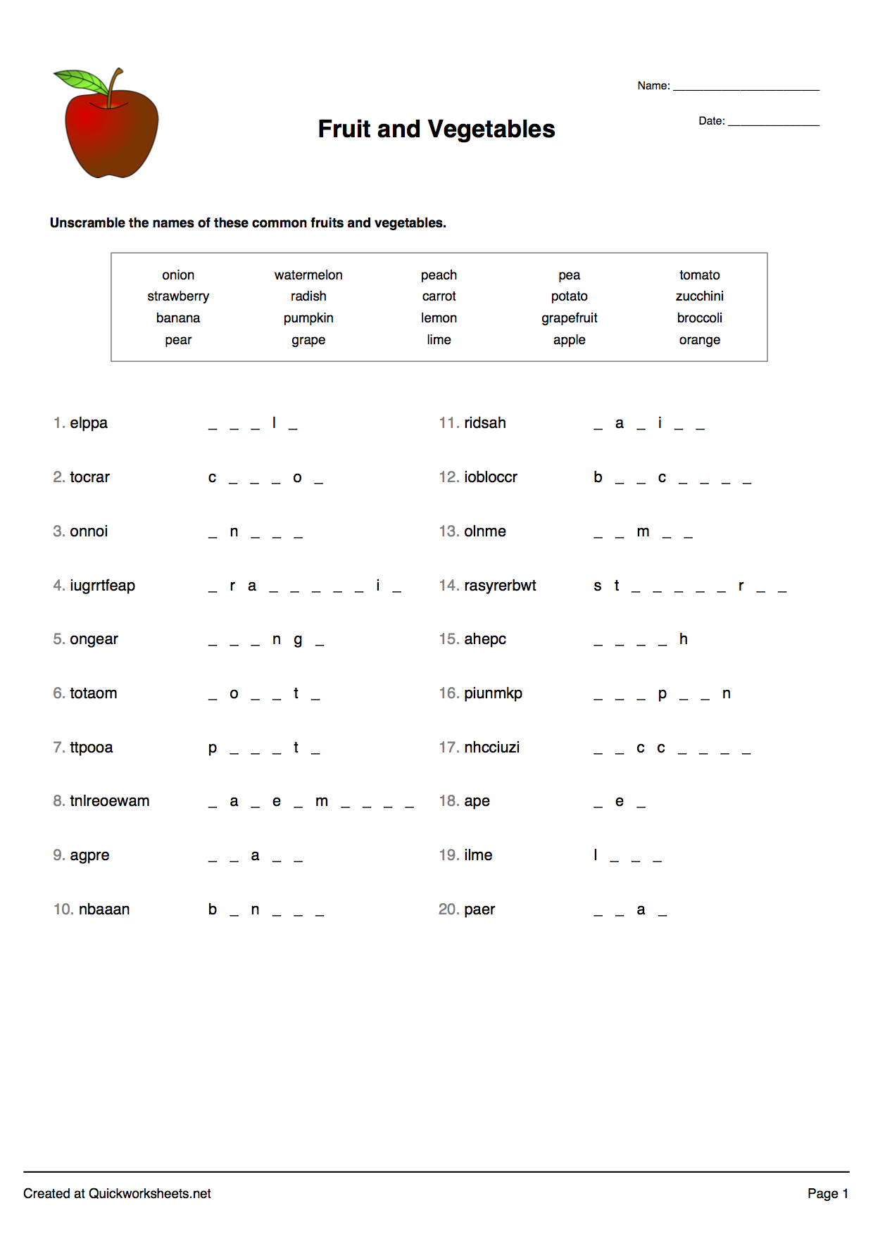 Word Scramble Wordsearch Crossword Matching Pairs And Other 