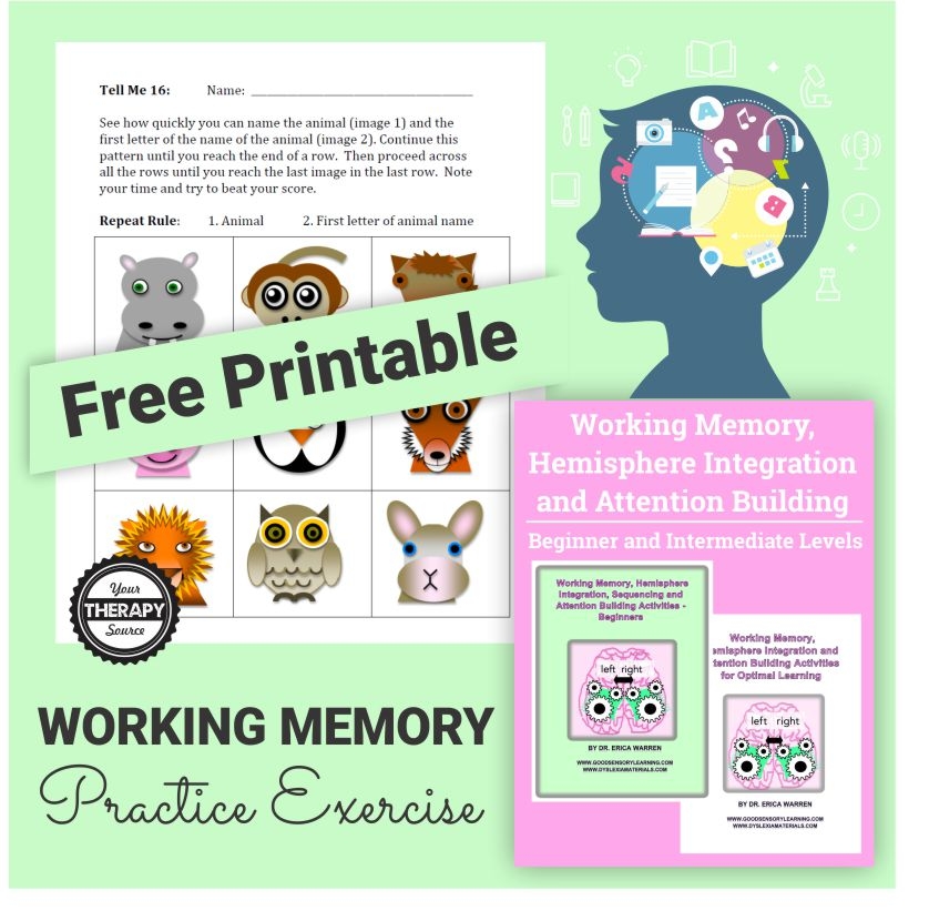 Free Printable Memory Worksheets For Adults Free Printable Memory Worksheets For Adults