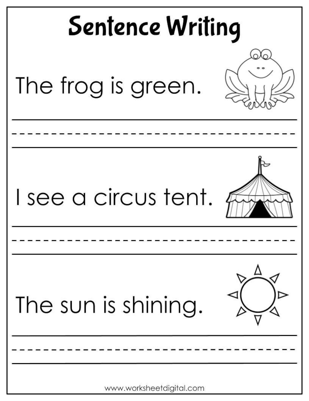 Writing Cursive Sentences Worksheets Free And Printable K5 Worksheets Library