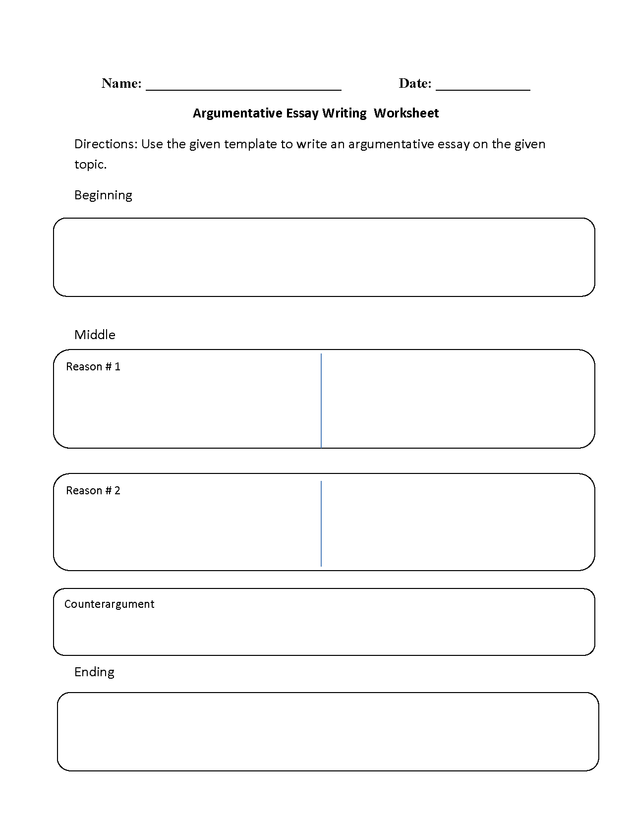 Writing Worksheets Essay Writing Worksheets