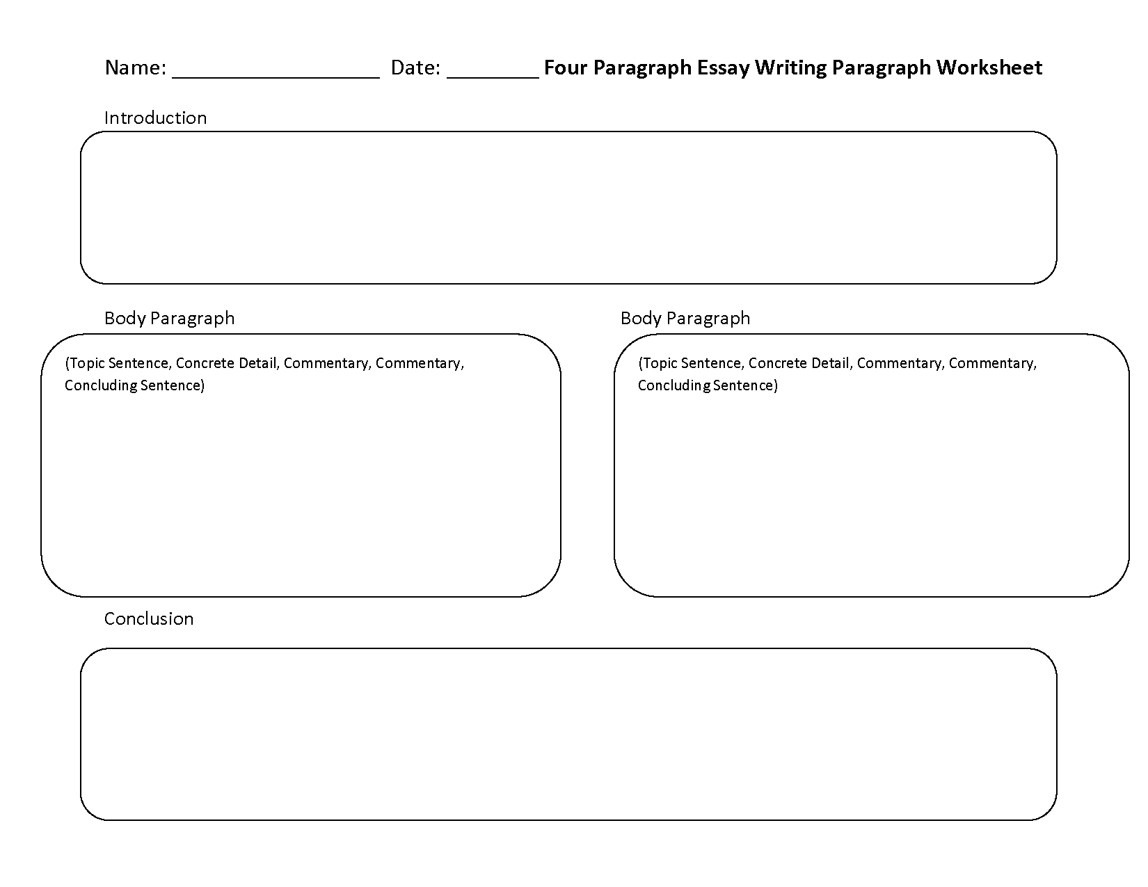 Writing Worksheets Paragraph Writing Worksheets